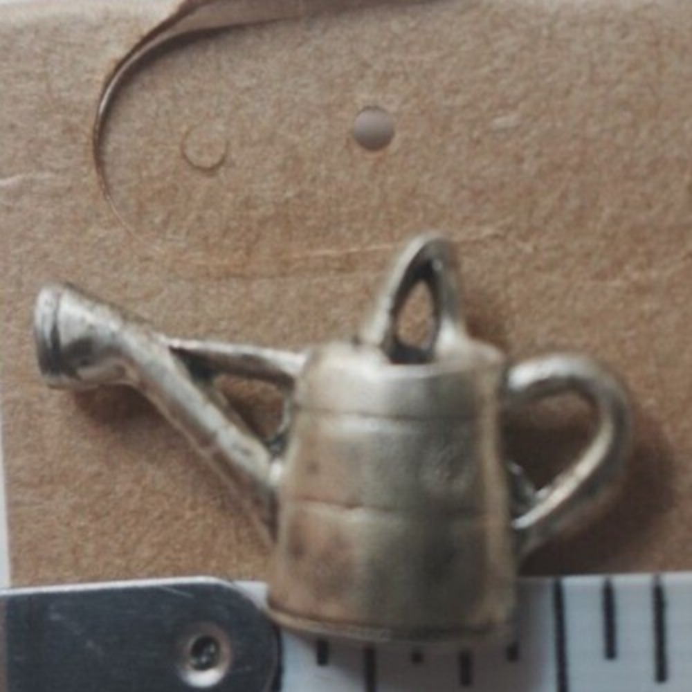Tiny Teapot Lapel Pin Silver‎ Color Metal